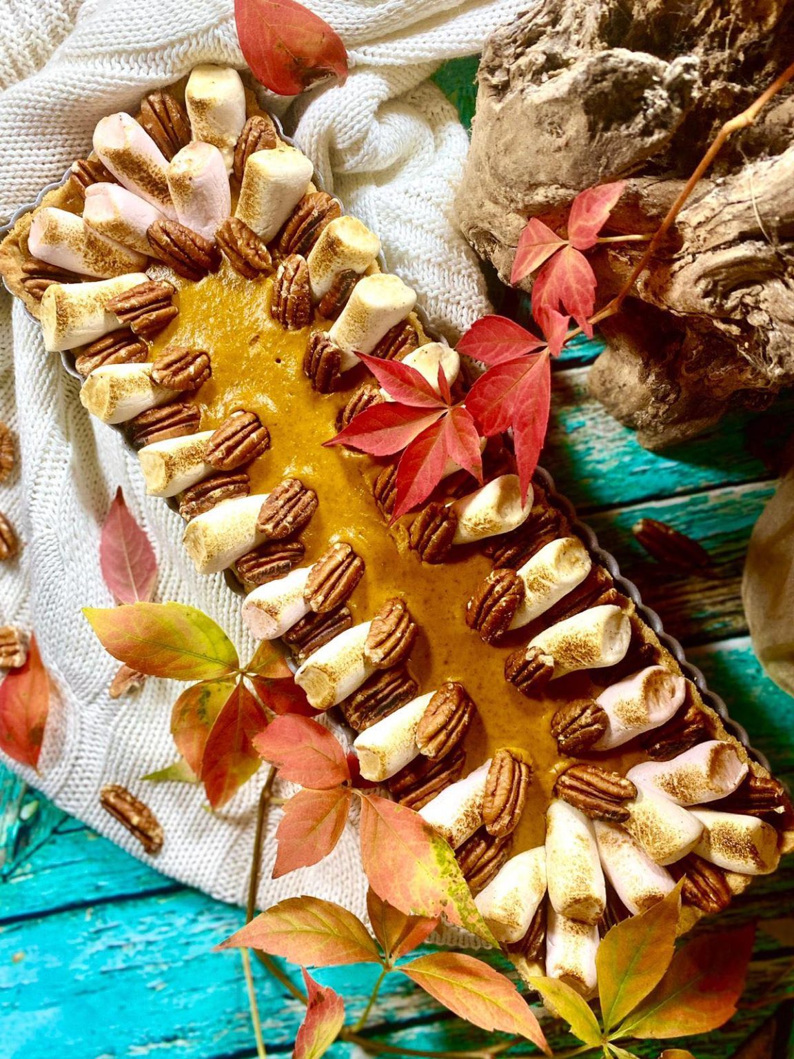 Toasted Mallow and pecan pumpkin pie. Freedom Confectionery