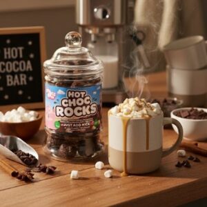 hot choc rocks station