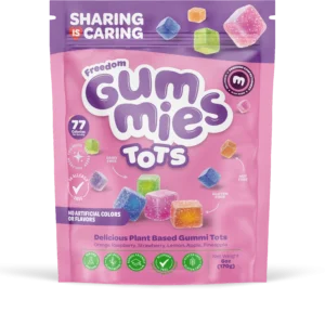 Freedom Gummies Tots - 100g 9 Allergy Free-From, Halal Certified, Kosher & PKU Suitable