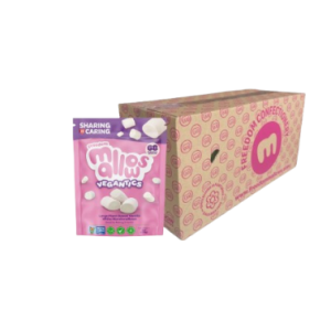 Freedom Mallows – Vegantics Case 170g x10 – Vanilla Plant Based Marshmallows; Top 14 Allergy Free-From, Halal Certified, Kosher & PKU Suitable