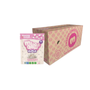 Freedom Mallows – Mini’s Case 170g x10 – Vanilla Plant Based Marshmallows; Top 14 Allergy Free-From, Halal Certified, Kosher & PKU Suitable