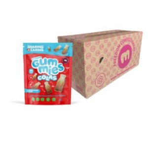 Freedom Gummies Colas Case x10 – Top 14 Allergy Free-From, Halal Certified, Kosher & PKU Suitable