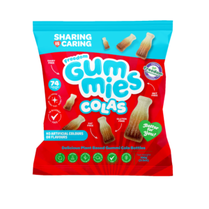 Freedom Gummies Colas - 100g Top 14 Allergy Free-From, Halal Certified, Kosher & PKU Suitable