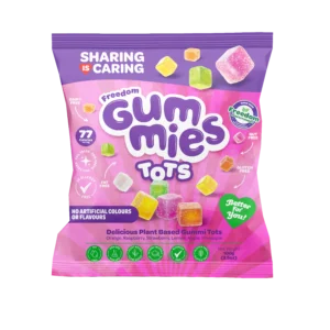 Freedom Gummies Tots - 100g 14 Allergy Free-From, Halal Certified, Kosher & PKU Suitable