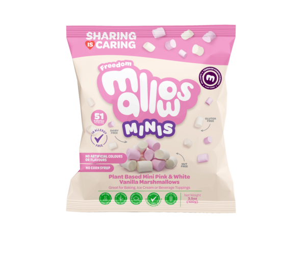 Freedom Mallows Mini Pink & White pillow pack