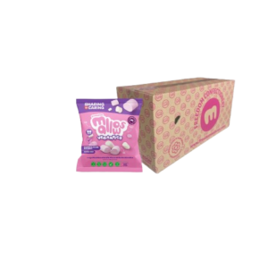 Freedom Mallows – Vegantics Case x10 100g – Vanilla Plant Based Marshmallows; Top 14 Allergy Free-From, Halal Certified, Kosher & PKU Suitable