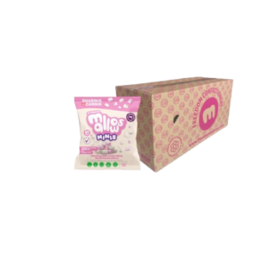 Freedom Mallows – Mini Pink + White Case x10 100g – Vanilla Plant Based Marshmallows; Top 14 Allergy Free-From, Halal Certified, Kosher & PKU Suitable