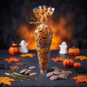 Halloween nibs cone